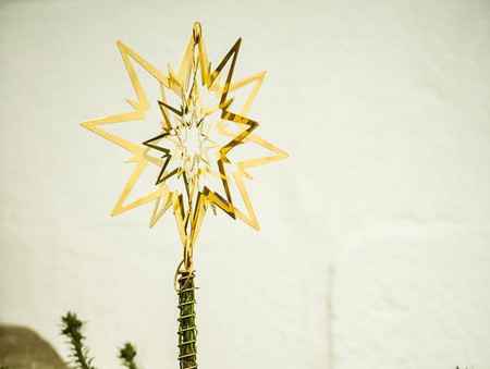 Billede af juletræstop med stjerne