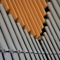 Billeder af piber på orgel